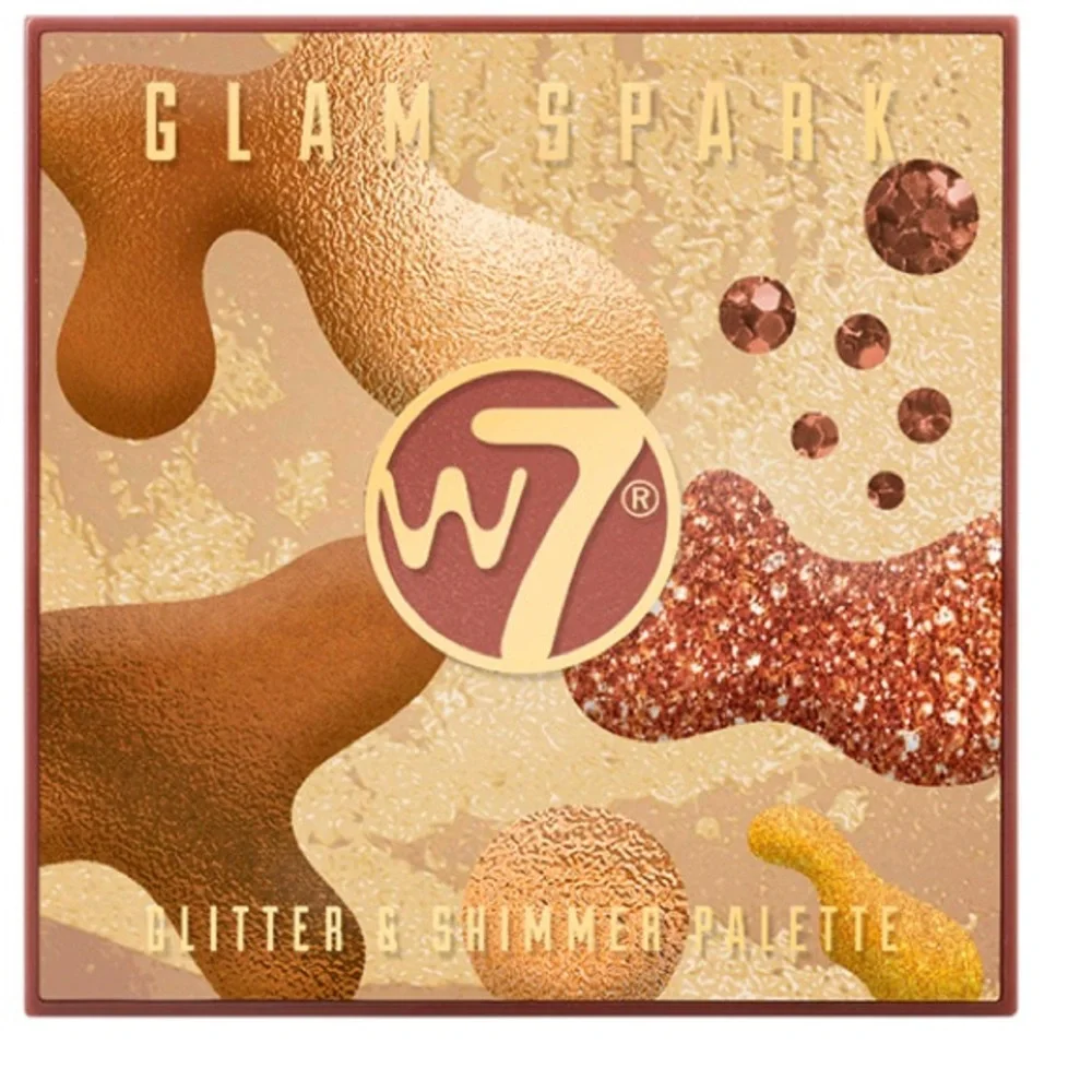 Glam Spark Glitter & Shimmer Eyeshadow Palette Shimmer NWT